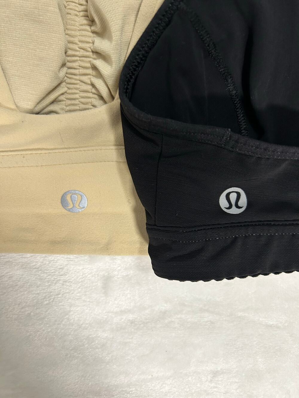 Lululemon Day Bras Nude and Black Women's XS